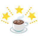 ☕ coffee + 🌟 star2 emoji mashup
