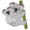 🐨 koala + 🐨 koala emoji mashup