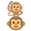 🐵 monkey_face + 🐵 monkey_face emoji mashup
