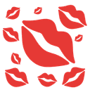 💋 kiss + 💋 kiss emoji mashup