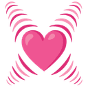 💓 heartbeat + 💓 heartbeat emoji mashup