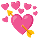💘 cupid + 💘 cupid emoji mashup