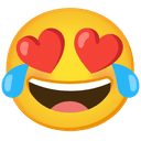 😂 joy + 😍 heart_eyes emoji mashup