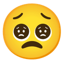 😟 worried + 😟 worried emoji mashup