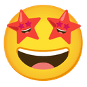 🤩 star_struck + 🤩 star_struck emoji mashup