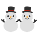⛄ snowman_without_snow + ⛄ snowman_without_snow emoji mashup