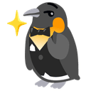 🐧 penguin + 🐧 penguin emoji mashup