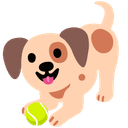 🐶 dog + 🐶 dog emoji mashup