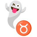 ♉ taurus + 👻 ghost emoji mashup