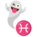 ♓ pisces + 👻 ghost emoji mashup