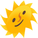 🌞 sun_with_face + 🌞 sun_with_face emoji mashup