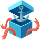 ⚓ anchor + 🎁 gift emoji mashup