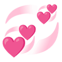 💞 revolving_hearts + 💞 revolving_hearts emoji mashup