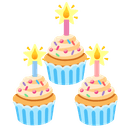 🧁 cupcake + 🧁 cupcake emoji mashup