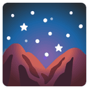 🌄 sunrise_over_mountains + 🌄 sunrise_over_mountains emoji mashup
