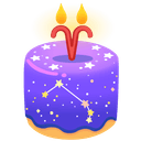 ♈ aries + 🎂 birthday emoji mashup