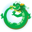 🐉 dragon + 🐉 dragon emoji mashup