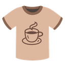 ☕ coffee + 👕 shirt emoji mashup