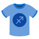 ♐ sagittarius + 👕 shirt emoji mashup
