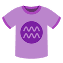 ♒ aquarius + 👕 shirt emoji mashup