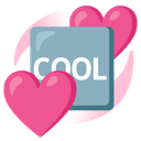 💞 revolving_hearts + 🆒 cool emoji mashup