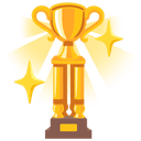 🏆 trophy + 🏆 trophy emoji mashup