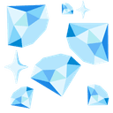💎 gem + 💎 gem emoji mashup