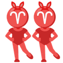 ♈ aries + 🐰 rabbit emoji mashup