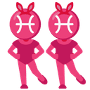 ♓ pisces + 🐰 rabbit emoji mashup