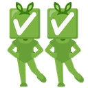 ✅ white_check_mark + 🐰 rabbit emoji mashup