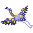 ⭐ star + 🦩 flamingo emoji mashup