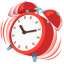 ⏰ alarm_clock + ⏰ alarm_clock emoji mashup