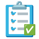 ✅ white_check_mark + 🐦 bird emoji mashup
