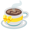 ☕ coffee + 💝 gift_heart emoji mashup