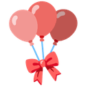 🎈 balloon + 🎀 ribbon emoji mashup