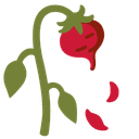 🥀 wilted_flower + 🥀 wilted_flower emoji mashup