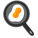 🍳 fried_egg + 🍳 fried_egg emoji mashup
