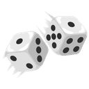 🎲 game_die + 🎲 game_die emoji mashup