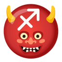 ♐ sagittarius + 👹 japanese_ogre emoji mashup