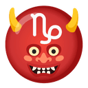 ♑ capricorn + 👹 japanese_ogre emoji mashup