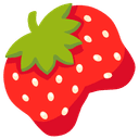 🍓 strawberry + 🍓 strawberry emoji mashup