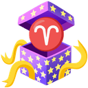 ♈ aries + 🎁 gift emoji mashup