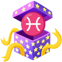 ♓ pisces + 🎁 gift emoji mashup