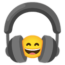 🎧 headphones + 🎧 headphones emoji mashup