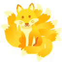 🦊 fox_face + 🦊 fox_face emoji mashup